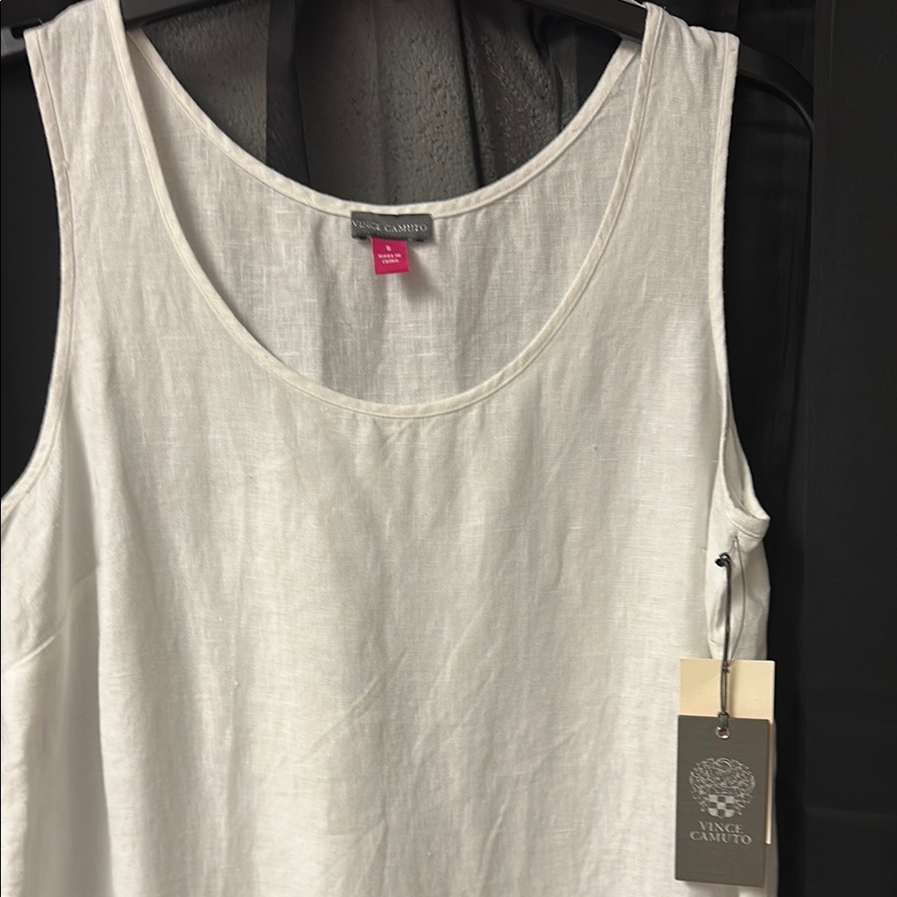 ❣️4/$20 Vince Camuto Sleeveless Ombre Maxi Dress - White and Green 🆕 - Picture 2 of 6